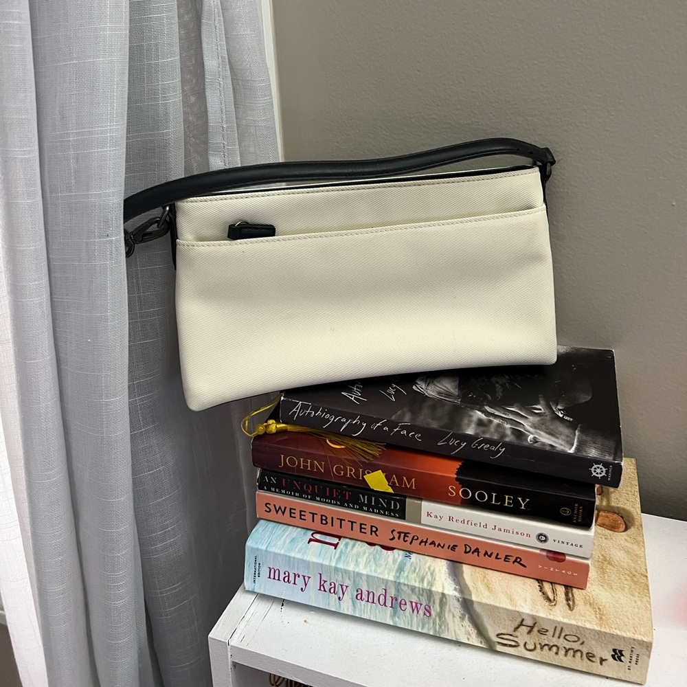 Rare coach canvas and leather mini shoulder bag